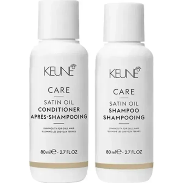 16153 - Kit Mini Shampoo + Condicionador Satin Oil Keune 16153 - Kit Mini Shampoo + Condicionador Satin Oil Keune